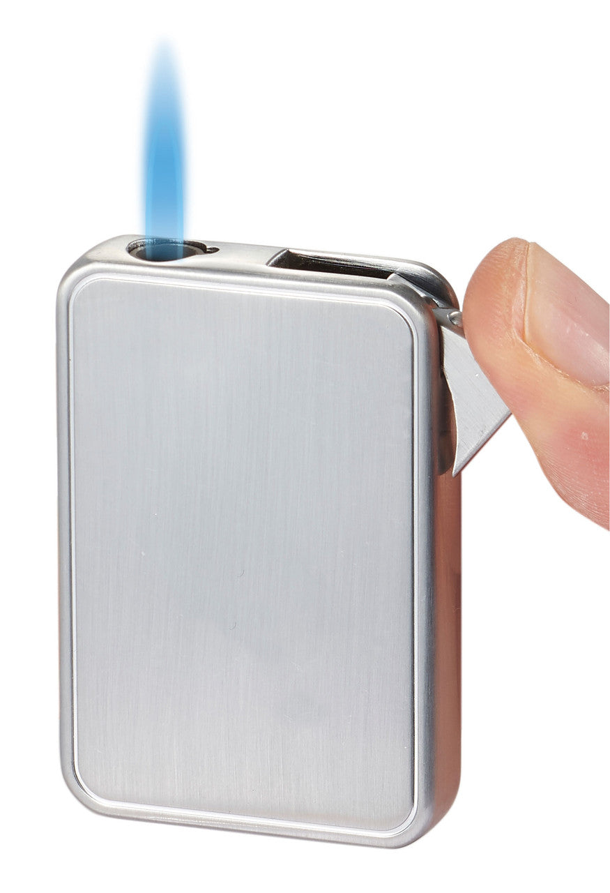 Visol Elk Single Flame Cigar Lighter - Silver - Vlr406403-Elk-Sl