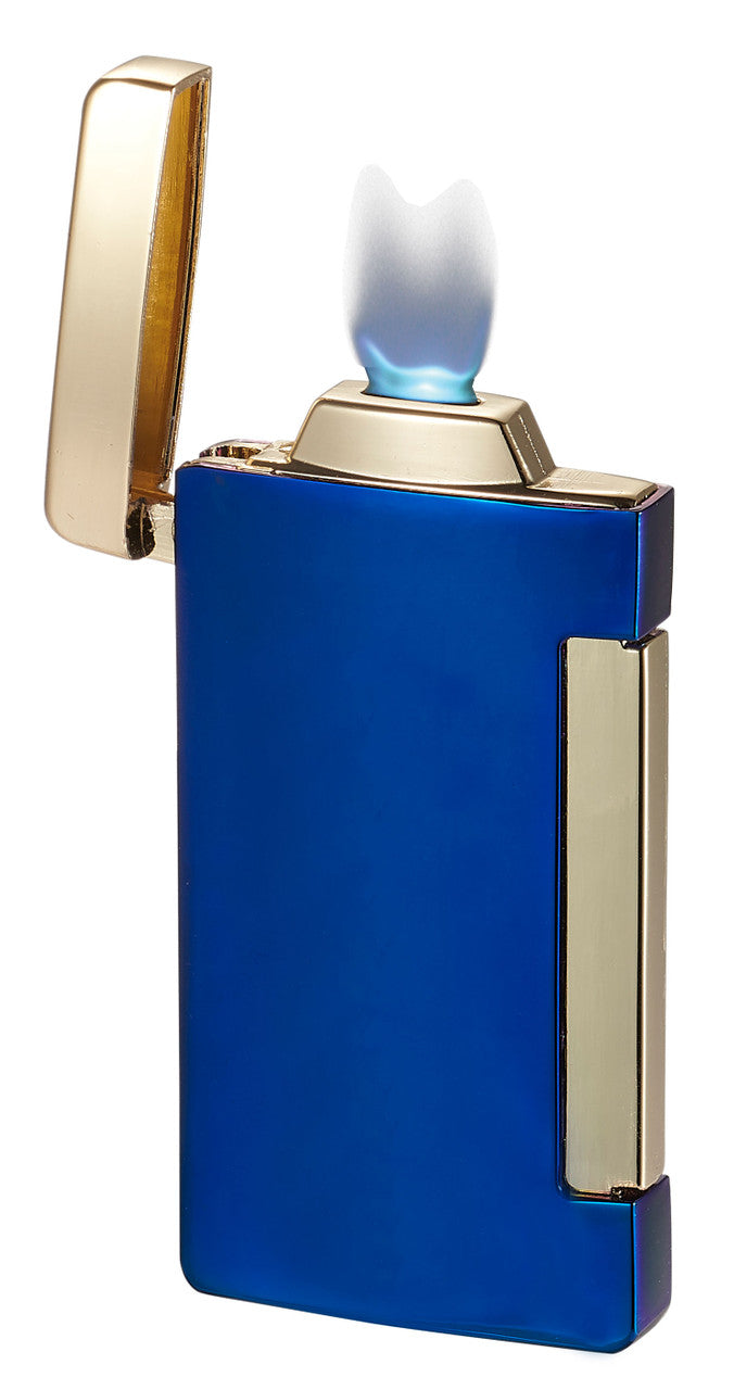 Visol Panther Single Flat Flame Cigar Lighter - Ice Blue - Vlr406603-Panther-Ibl