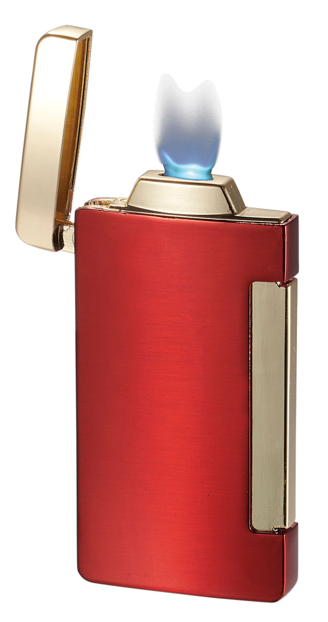 Visol Panther Single Flat Flame Cigar Lighter - Red - Vlr406604-Panther-Rd