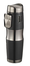 Visol Epic Triple Flame Black Cigar Lighter - Vlr406701-Epic-Bk