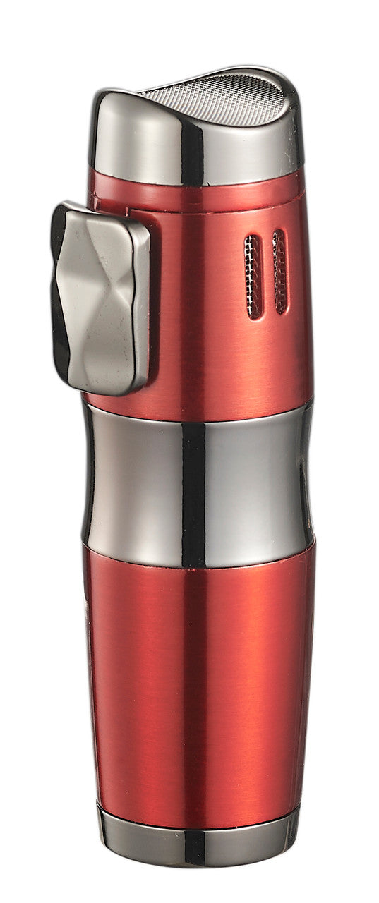 Visol Epic Triple Flame Red Cigar Lighter - Vlr406704-Epic-Rd