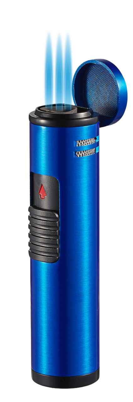 Visol Cobra Triple Flame Cigar Lighter -Blue - Vlr406903-Cobra-Bu