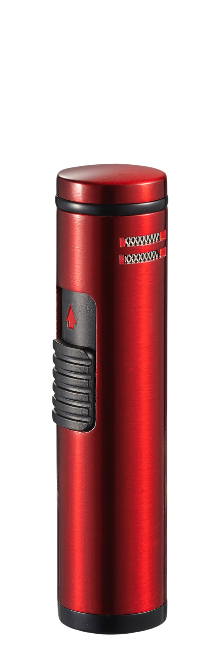 Visol Cobra Triple Flame Cigar Lighter - Red - Vlr406904-Cobra-Rd