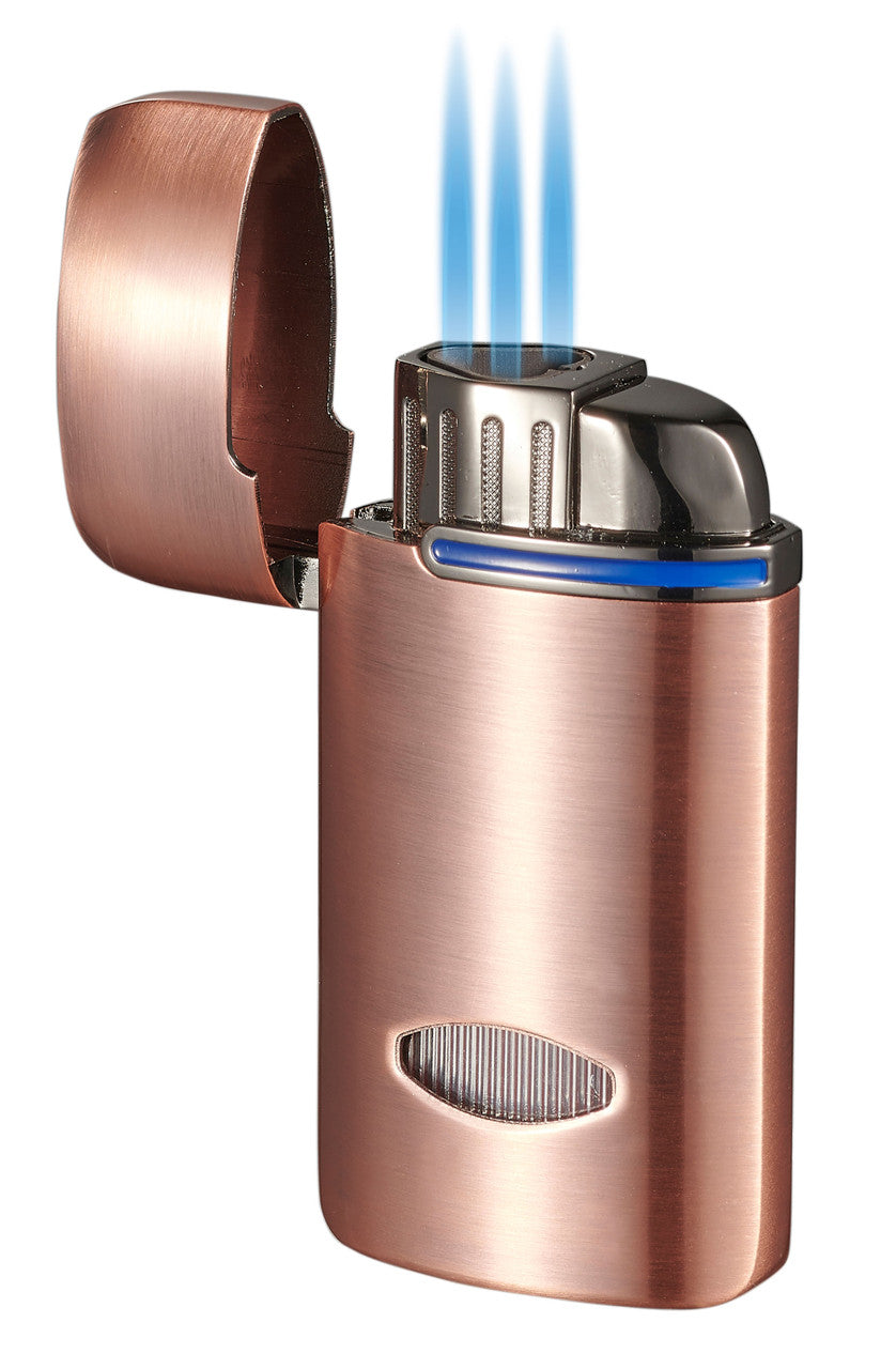 Visol Panda Triple Flame Cigar Lighter - Copper - Vlr407105-Panda-Cp
