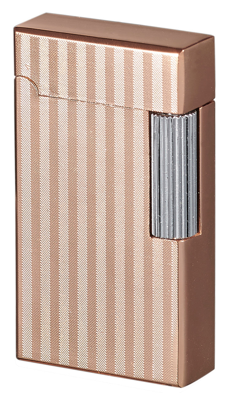 Visol Zebra Soft Flame Flint Lighter - Rose Gold - Vlr600302-Zebra-Gd