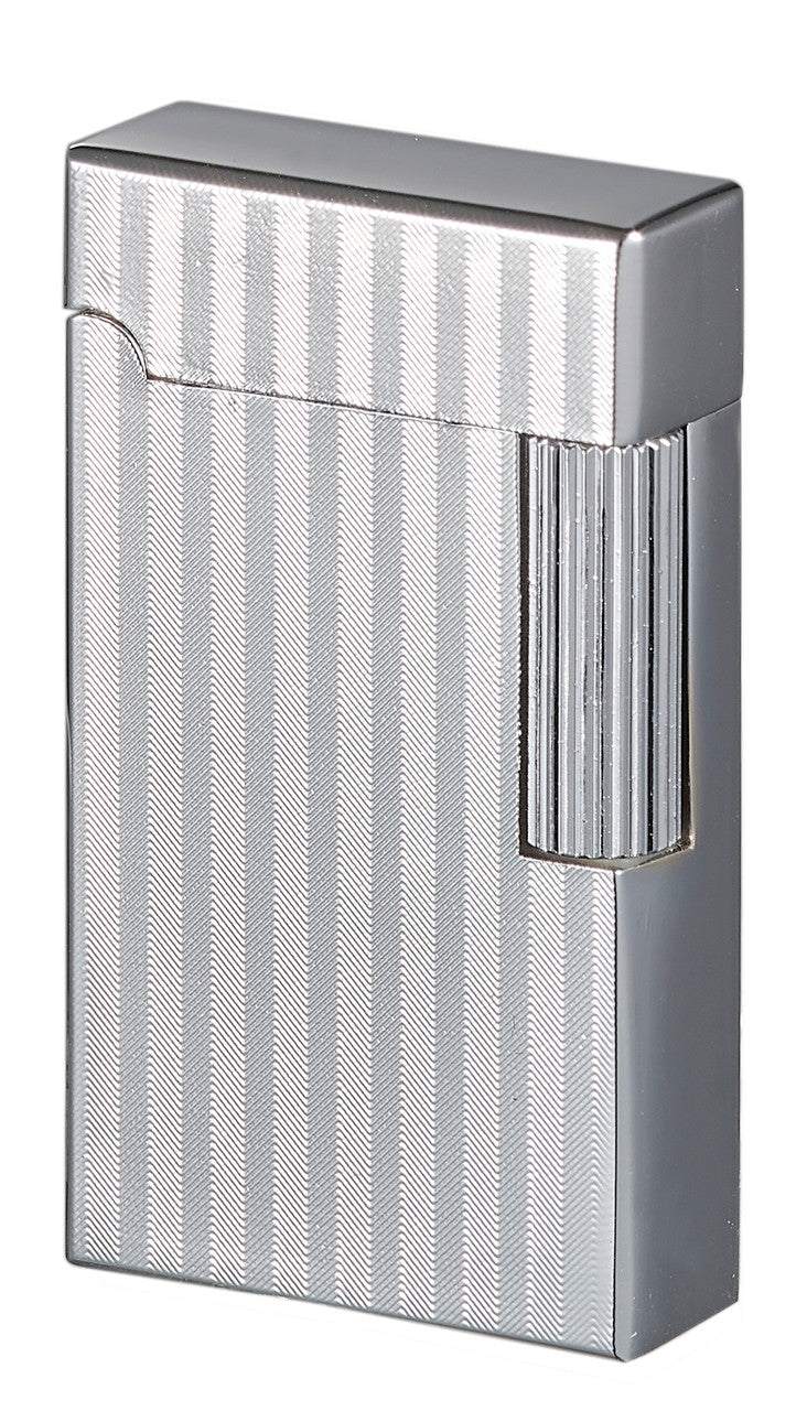 Visol Zebra Soft Flame Flint Lighter - Silver - Vlr600303-Zebra-Sl