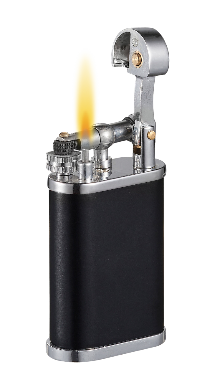 Visol Elegance Black Soft Flame Flint Lighter - Vlr600501-Elegance-Bk