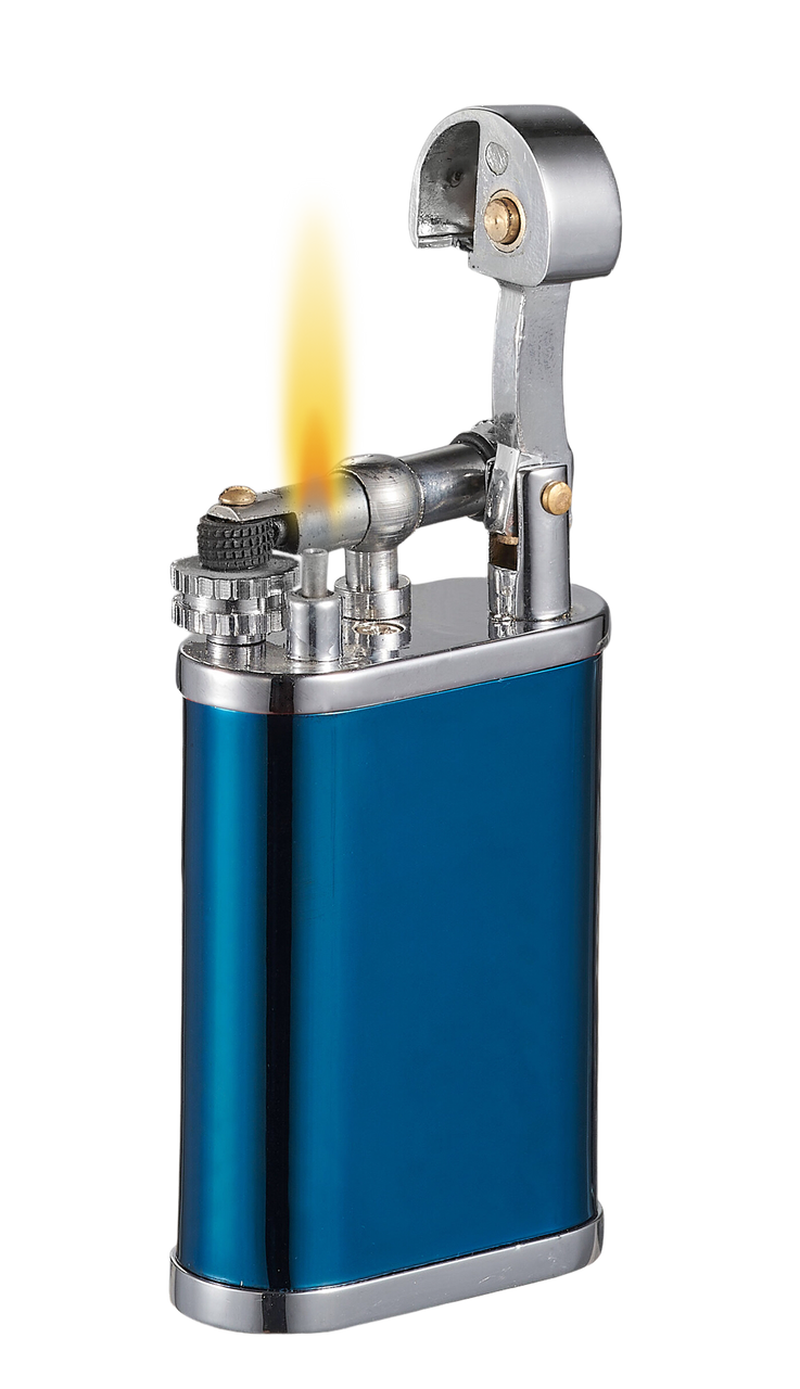 Visol Elegance Blue Soft Flame Flint Lighter - Vlr600502-Elegance-Bu