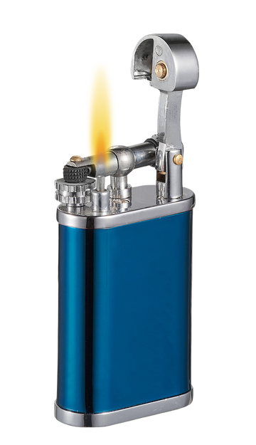 Visol Elegance Blue Soft Flame Flint Lighter - Vlr600502-Elegance-Bu