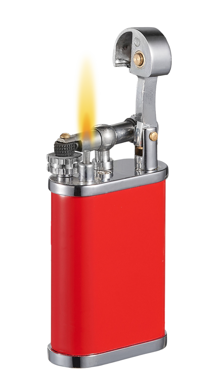 Visol Elegance Red Soft Flame Flint Lighter - Vlr600503-Elegance-Rd