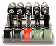 Retail Counter Display Package With Cigar Lighters and Cigar Cutters: VPKG21 - Crown Humidors