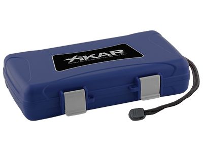 Xikar Blue Classic Travel Humidor in Various sizes 5 - 60 Cigar ct. - Crown Humidors