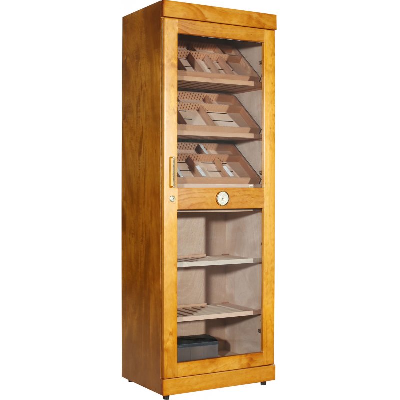 Adorini Roma Humidor Cabinet Mahogany with Electronic Humidifier - 6000 ct - Crown Humidors