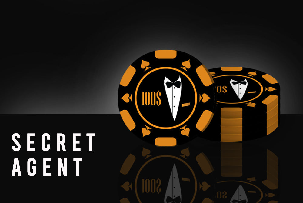 "Secret Agent" Poker Chipset by BBO - Crown Humidors