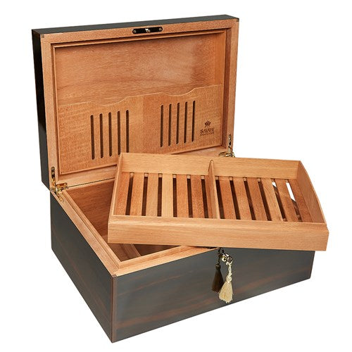 Ashton Savoy Executive Humidor - 100 cigar capacity - Crown Humidors