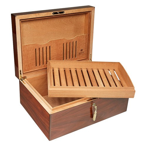 Ashton Savoy Executive Humidor - 100 Cigar Capacity - Crown Humidors