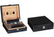 The Alligator Leather Humidor Gift Set by Prestige Import Group - Crown Humidors