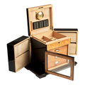 The Baccus Desktop Humidor by Prestige Import Group - 200 Cigar ct - Crown Humidors