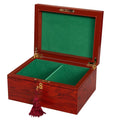 The Library Imperial Collector Series Chess Set, Box, & Board Combination - Crown Humidors