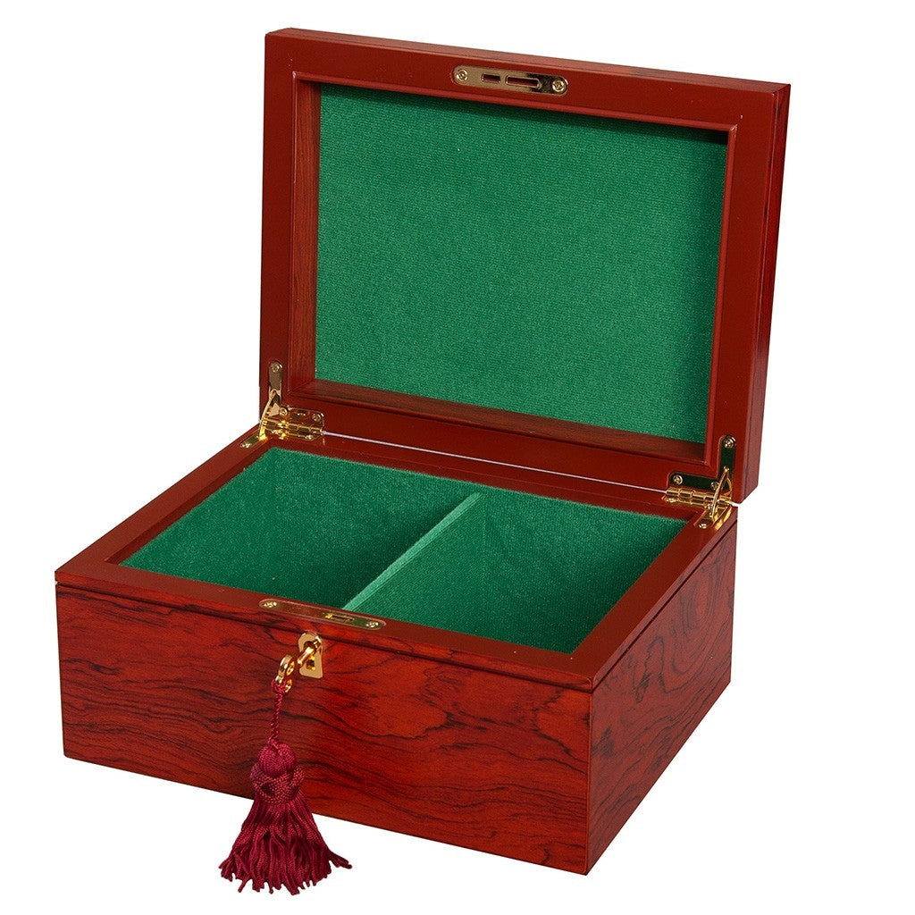 The Library Imperial Collector Series Chess Set, Box, & Board Combination - Crown Humidors