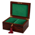 The Library Imperial Collector Series Chess Set, Box, & Board Combination - Crown Humidors