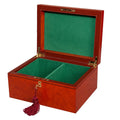 The Library Imperial Collector Series Chess Set, Box, & Board Combination - Crown Humidors