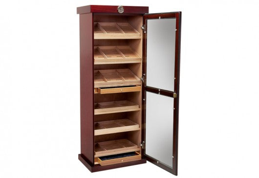 The Barbatus Wooden Cabinet Humidor by Prestige Import Group - 2000 Cigar ct - Crown Humidors