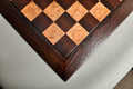 House of Staunton Custom Contemporary Chess Board - African Palisander / Maple Burl - 2.5