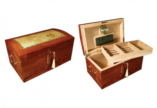 The Broadway Gloss Lacquer Humidor by Prestige Import Group - 150 Cigar ct - Crown Humidors