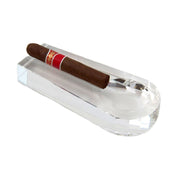 Bey-Berk Crystal Single Cigar Ashtray - C310 - Crown Humidors
