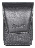Caseti Americano Soft Black Leather Lighter Case - Crown Humidors