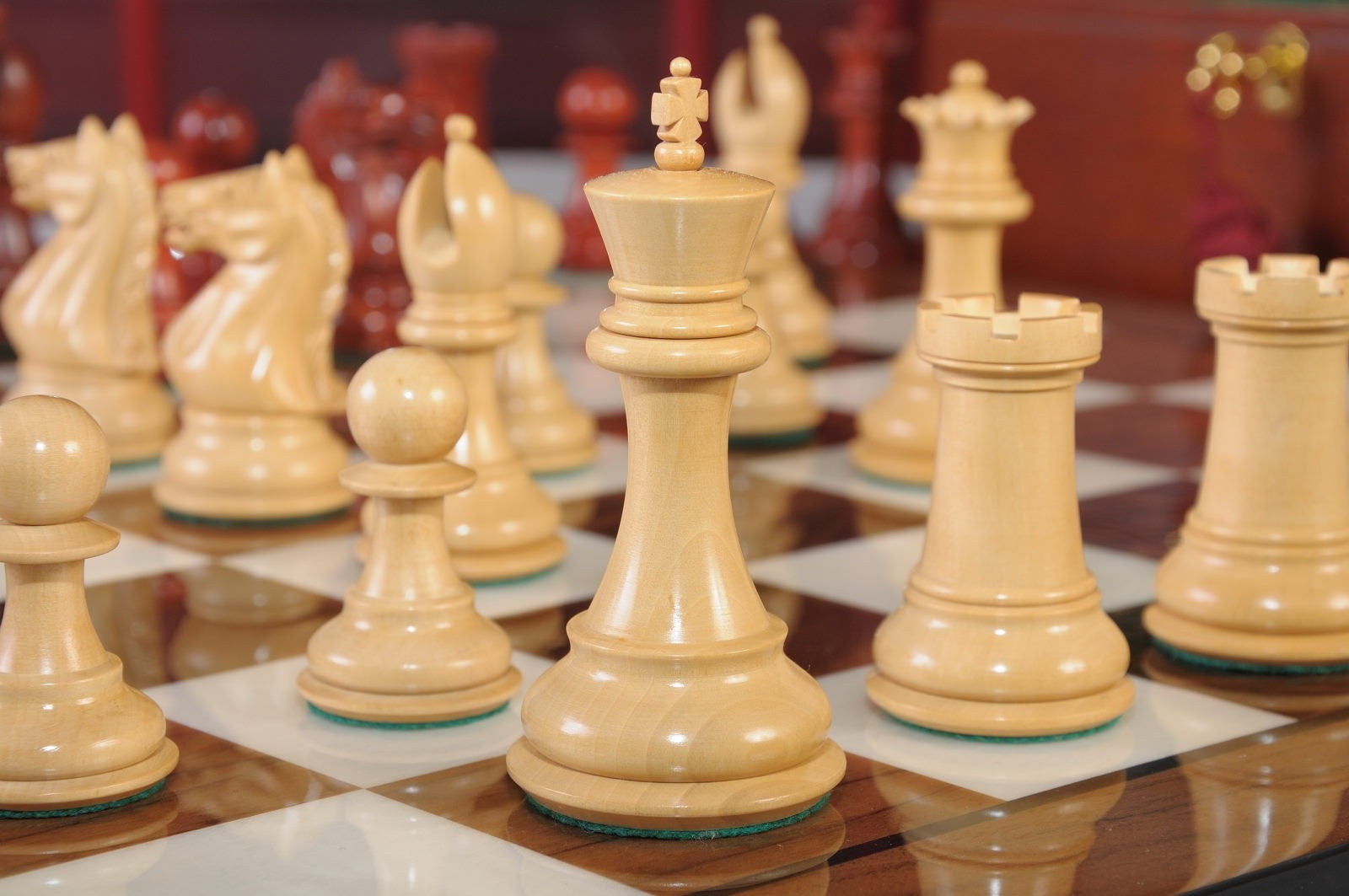 The Centurion Series Chess Set, Box, & Board Combination - Crown Humidors