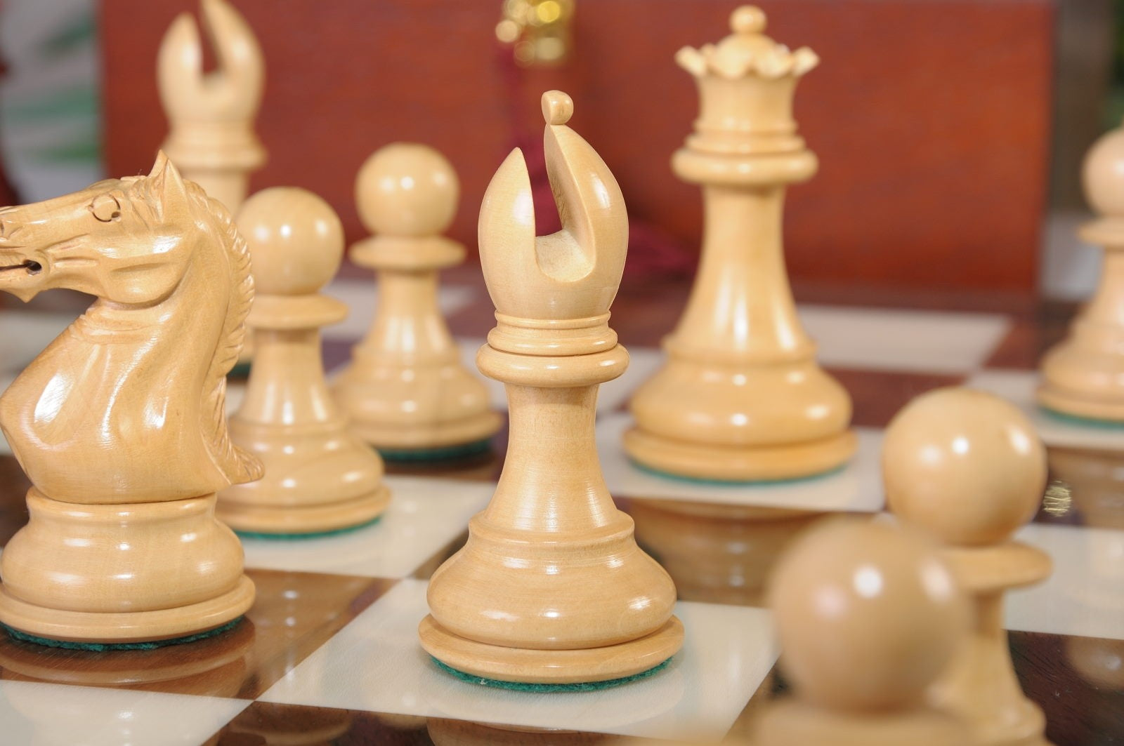 The Centurion Series Chess Set, Box, & Board Combination - Crown Humidors