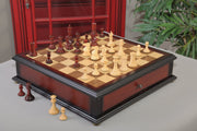 The Collector Series Library Chess Set and Board Combination - Crown Humidors