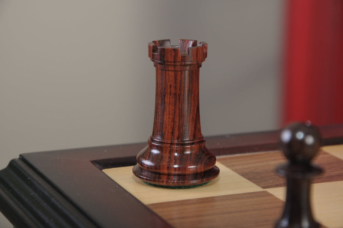 The Collector Series Library Chess Set and Board Combination - Crown Humidors