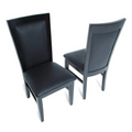 Classic Poker Table Chairs - Black Gloss - Crown Humidors