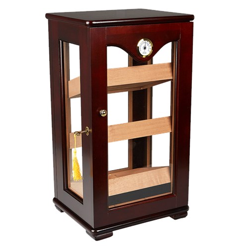 Desktop Vertical Display Humidor - 75 Cigar ct - Crown Humidors