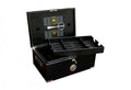 The Dakota Black Humidor with Scissors by Prestige Import Group - 120 Cigar ct - Crown Humidors