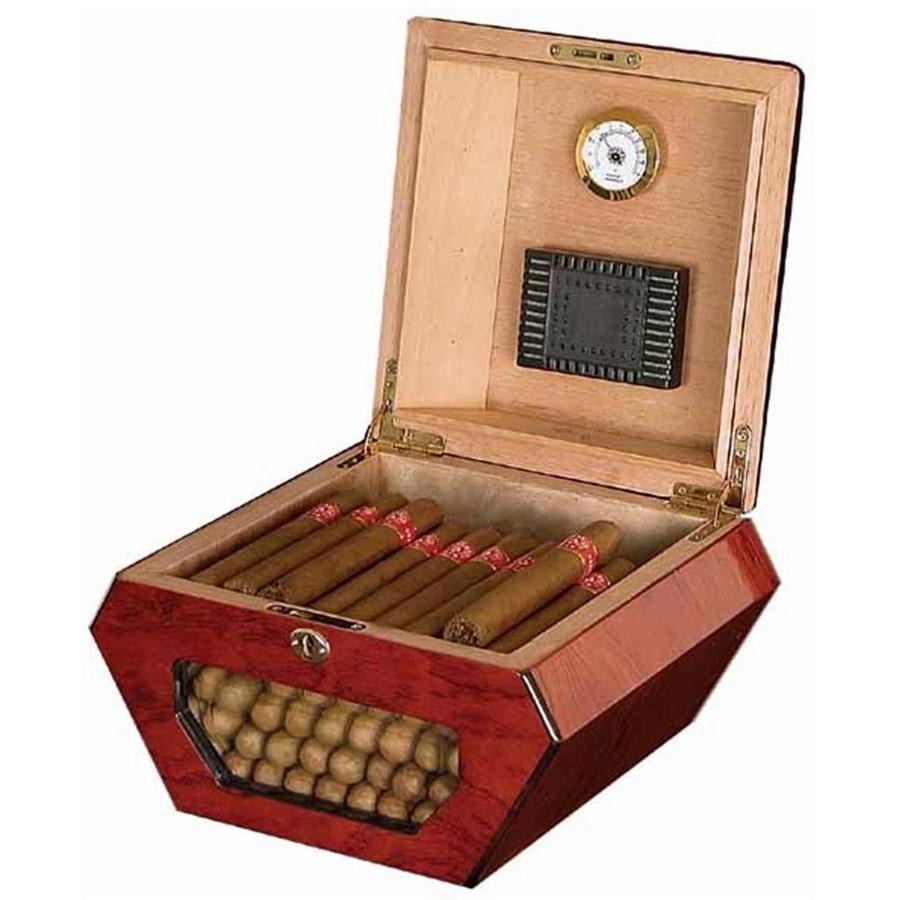 DON SALVATORE - Cuban Wheel Humidor- 50 Cigar ct - Crown Humidors