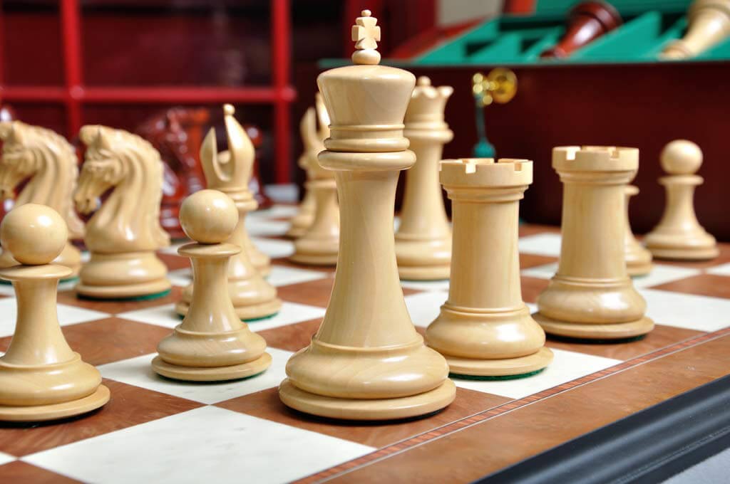 The Imperial Collector Chess Set, Box, & Board Combination - Crown Humidors