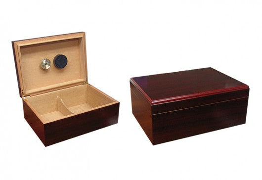 The Executive Cherry Humidor by Prestige Import Group - 55-75 Cigar ct - Crown Humidors