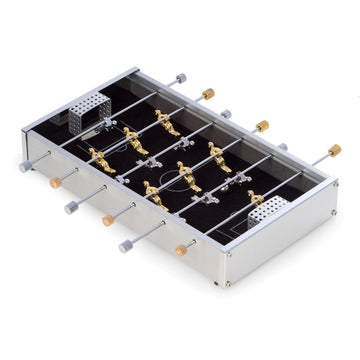 Bey-Berk Desk Top Aluminum Foosball Game Set - G527 - Crown Humidors