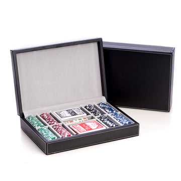 Bey-Berk Poker Game Set - G535 - Crown Humidors