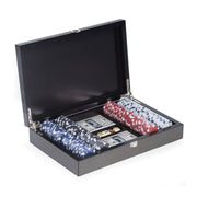 Bey-Berk Wood Cased Deluxe Poker Set - G556 - Crown Humidors