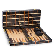 Bey-Berk Art Deco Design 21" Backgammon Set - G557L - Crown Humidors