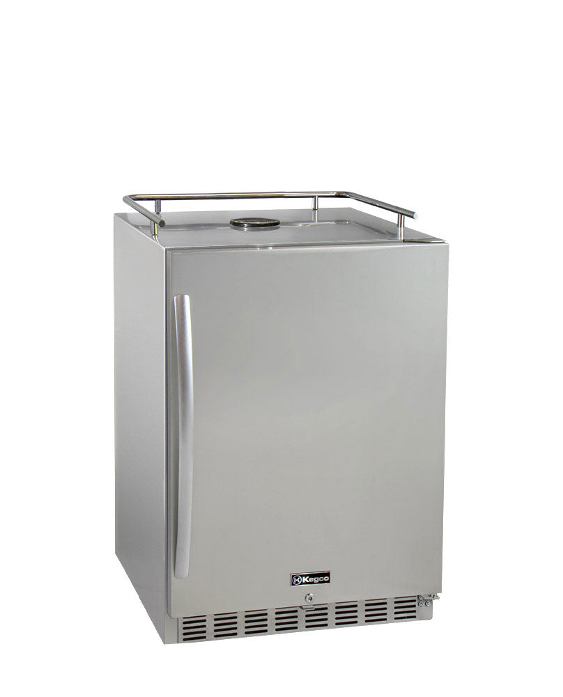 24" Wide All Stainless Steel Commercial Built-in Kegerator - Cabinet Only