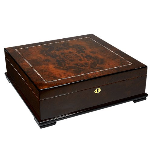 Quality Imports Blue Chip Humidor - 130 Cigar ct - Crown Humidors