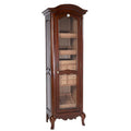 Quality Importers Chancellor Antique Tower Humidor - 3000 Cigar ct - Crown Humidors