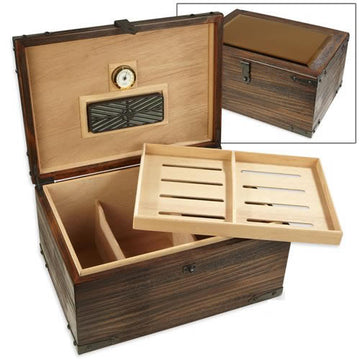 Quality Importers Berkshire 200 Cigar ct Humidor - Crown Humidors