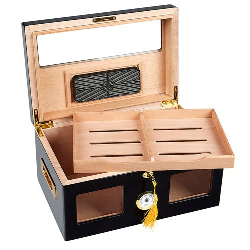 Quality Importers Venetian Humidor - 125 Cigar ct - Crown Humidors